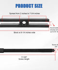 Product size details of Hardcore Auto Gear And Pulley Puller Set With Shaft Protector, showing dimensions and screw specifications.
