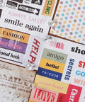 Legit Durable Push Pins 600 Count Standard Thumb Tacks With Kickass Steel Points And Clear Rounded Tops holding colorful notes on a corkboard.