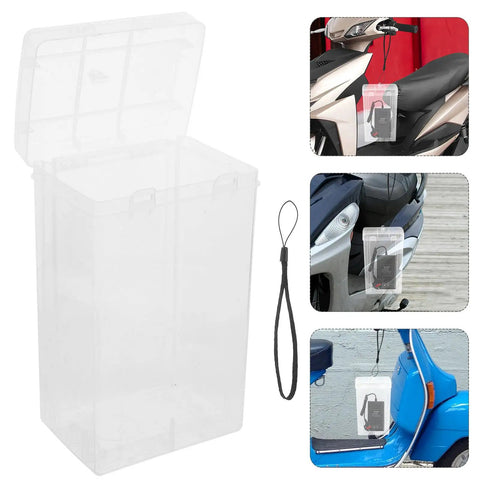 Waterproof Outdoor Outlet Box Cover For Charging Stations Featuring Hella Tough Pp Shield And Quick Install Setup, clear design and multitask use.