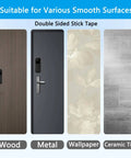 Adhesive Doorbell Mounting Kit With Pin For Blink Video Doorbell And Outlet Wall Mount For Sync Module Core on diverse surfaces