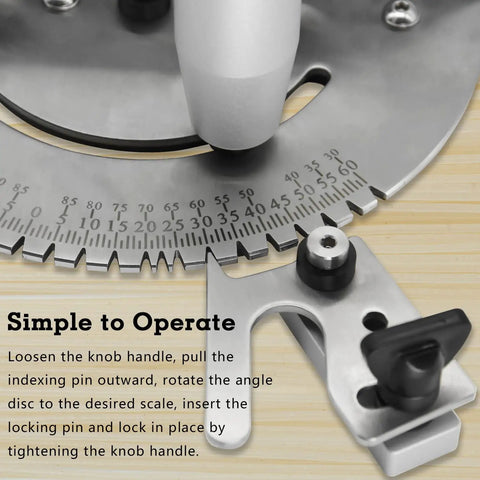 Professional Miter Gauge For Table Saw With Standard Three Quarters By Three Eighths Slot Rails Delivers Smack Dab Precision and setup guide.