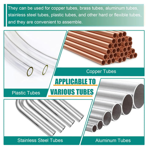 Brass compression ferrule kit with 280 pieces for 1/8–1/2 in. tube OD; copper, stainless, aluminum and plastic tubes.