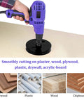 86mm Hole Saw With Hex Shank Drill Bit Adapter Bi Metal HSS Cutter Delivers Smooth Cuts in drywall with drill