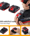 21V Cordless Workhorse Drill With 60Nm Torque And 1750Rpm Variable Speed Running Rock Solid On Dual Lithium Batteries With 4.0Ah batteries.