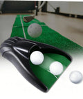Indoor Golf Practice Aid With Automatic Ball Return System No Battery Needed Perfect For Beginners High Performance