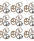 150 Piece Mini Alloy Belt Buckles And Fasteners Set For Doll Clothes Sewing DIY 5.5mm Small Metal Buckles