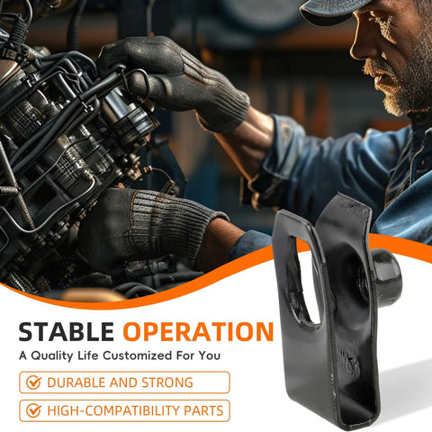 Mechanic using One Quarter Inch Body Fastener Kit With Twenty Five Bolts And Twenty Five U Nut Clips For Fender Engine Cover And Splash Shield Black Phosphate Coated Indented Hex Head With Free Spinning Washer Ideal For Car Bumpers Furniture And More
