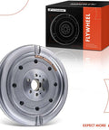 Stock Replacement Dual Mass Flywheel For Volkswagen Jetta Beetle 2005 Through 2007 1.9L Diesel Engine Auto Gearbox, close-up view.