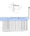 Technical diagram of Lmf20uu Linear Bearing Round Flange Bushing 20mm Id 32mm Od 42mm Long dimensions and specifications.