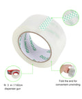Clear Packing Tape Set 4 Rolls 55 Yards Each Total 220 Yards Heavy Duty Shipping Tape 2.8 Mil Thick 1.88 Inches Wide Strong Adhesive