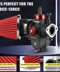 PE22 Carburetor With 48mm Air Filter Kit For 125cc 130cc 140cc Dirt Bikes Pit Bikes Go Karts ATVs Mopeds And Scooters
