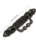 Six Piece Antique Cabinet Handles Set Vintage Drawer Pulls in European Style Zinc Alloy Hardware, 10.5 cm antique pull