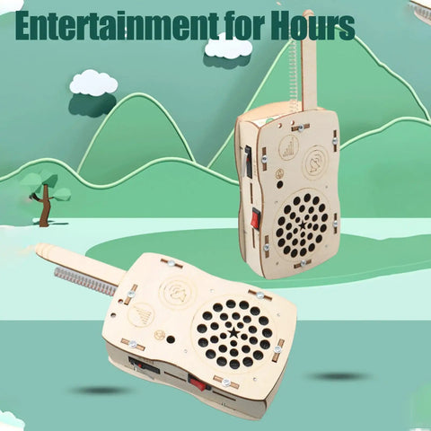 DIY Walkie Talkie Kit For Kids And Teens Hands On Electronics STEM Project To Build Real Radios Learn Circuits Indoor Outdoor