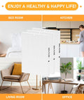 True HEPA Replacement Filter H 116130 for 5500-2 Air Purifier AM80 3 Pack in home settings, bedroom, kitchen, living room, office.