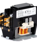 One Pole 30 Amp 24V Coil Air Conditioner Condenser Contactor with copper coil for HVAC systems, showing front view.