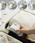 Foldable Electric Kettle 700ml Portable Collapsible Water Boiler With Keep Warm And Delay Start BPA Free 600W 304 Stainless Steel White For Travel Camping fitting in a suitcase