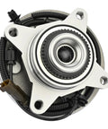 4WD Front Wheel Bearing Hub Assembly For Ford F150 2015 2016 2017 With 6 Lug Bolts And ABS Sensor, top view