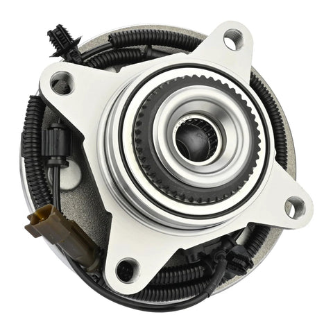 4WD Front Wheel Bearing Hub Assembly For Ford F150 2015 2016 2017 With 6 Lug Bolts And ABS Sensor, top view