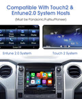 Toyota Wireless CarPlay Retrofit Kit for 2014-2019 Tacoma Highlander RAV4 Corolla Camry Sienna Avalon Prius And More Plug And Play Android Auto Decoder Upgrade Box for Entune 2.0 Touch 2 Systems dashboard display