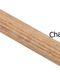 Fluted Wood Dowel Pins Set 100 Pieces 1/4 Inch By 1-1/2 Inch Kiln Dried Beechwood Tapered Pro Grade High Density Hardwood Connectors