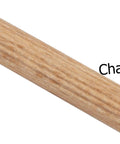 200 Pack Heavy Duty 5/16 Inch Fluted Wood Dowel Pins Built Tough From Kiln Dried Beechwood showing chamfered tip detail.