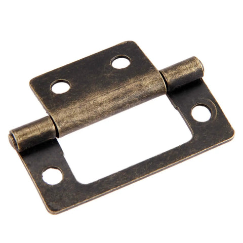 Antique Bronze Decorative Hinges For Jewelry Box And Small Cabinet 50x24mm close-up view