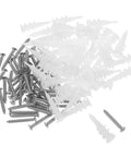 Heavy Duty Wall Anchors Set With Screws For Drywall And Concrete, 50 Piece Stainless Steel Expansion Anchors Kit scattered view
