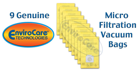 9-pack Replacement Vacuum Bags For Kenmore Canister Type C Or Q 50555 50558 50557 And Panasonic Type C5 Vacuums
