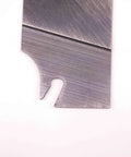 Self Grip Double Ended Right Hand Indexable Cutoff Blade For Precision Machining Pro Grade Durable Tooling Accessory With BR9205CN4 Ideal For Clean Cuts And Fast Changes, close-up metal blade