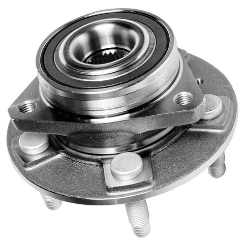 DIY Ready Front Wheel Bearing Hub Kit For Chevy Malibu Buick LaCrosse Regal Sportback And TourX Includes 2 Front Wheel Bearing Hubs And 2 Sway Bar End Links Premium close-up view