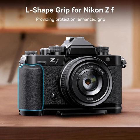 Zf Handgrip L Shape Grip For Nikon Zf With Ergonomic Silicone Built In Quick Release Plate Arca Compatible