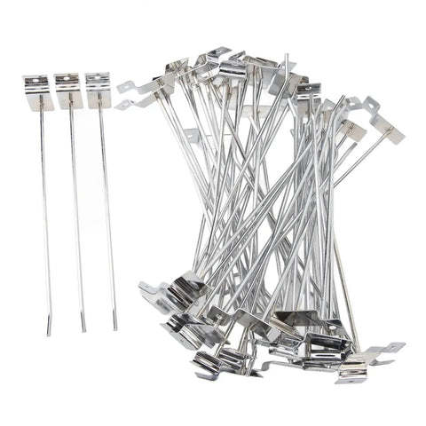 Slot Board Hook Set 20cm Aluminum Alloy 3.3mm Pro Grade Heavy Duty Slat Wall Hanging Hooks 50 Pcs