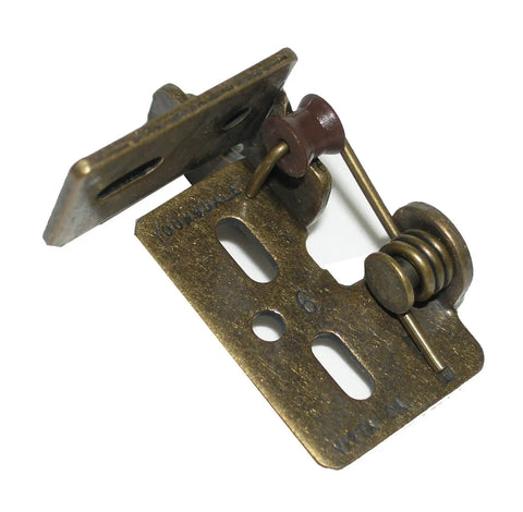 Straight Up Heavy Duty 1/2 Inch Overlay Self Closing Knife Hinge With Smooth Glide Nylon Roller For Full 180 Degree Opening, bronze finish.
