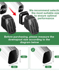 Type B Downspout Extensions for 3x2 and 4x3, Removable Gutter Cover With Diverter, Leaf Guard And Splash Guard, Easy Install