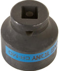 Impact Socket 32 Mm Half Inch Drive 6 Point Chrome Molybdenum Steel With Phosphate Finish For Heavy Duty Auto Shop Use, top view