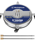 16.5 Inch Surface Cleaner Attachment For Pressure Washers Stainless Steel Up To 4400 PSI Quick Connect One Quarter Inch