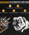 3 Pin 2L Alternator Replacement For Hyundai Elantra 2007 2012 Elantra Touring GLS SE 2011 2012 Kia Soul 2010 2011 Spectra 2007 2008 2009 Spectra5 SX 2007 2008 2009 Durable Reliable Replacement With Simple Plug And Play 3 Pin Connector featuring durable pulley and stable output.