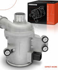Premium Engine Electric Water Pump Compatible With Bmw F30 F32 328i 335i Xdrive Cooling System Replacement Direct Bolt On view from side with packaging