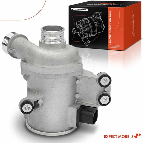 Premium Engine Electric Water Pump Compatible With Bmw F30 F32 328i 335i Xdrive Cooling System Replacement Direct Bolt On view from side with packaging