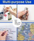 Ten Pack Powerful Cylinder Magnets used for holding papers, keys, and maps on whiteboards and fridges