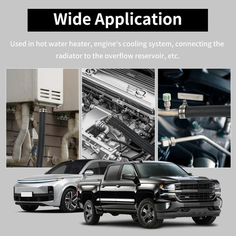 Five Eighth Inch Heater Hose Built Heavy Duty 10 Foot EPDM Radiator Coolant Line for Water Circulation on car and machinery