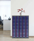 Bolt And Nut Tool Storage Cabinet With 75 Drawers For Garage And Workshop Organization Made With ABS Drawers And Heavy Duty Metal Shelves