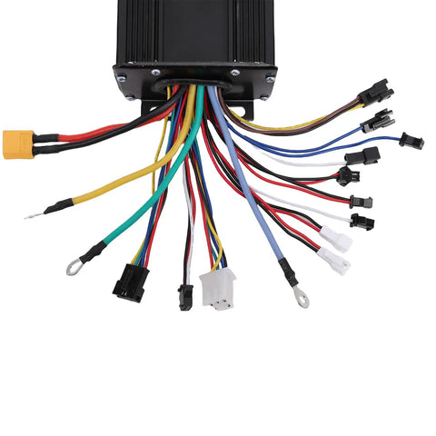 Sine Wave Brushless Motor Controller 45A Aluminum Alloy Body For 36V 48V 52V E Bike And Scooter, High Performance DIYers