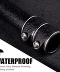 Super Adjustable Bike Stem Riser Extender Built With Tough Aluminum Alloy Fits 28.6mm Handlebars, black waterproof feature