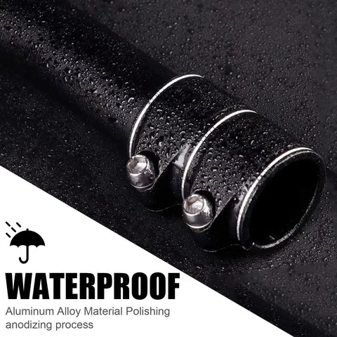 Super Adjustable Bike Stem Riser Extender Built With Tough Aluminum Alloy Fits 28.6mm Handlebars, black waterproof feature