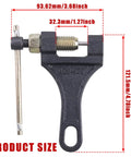 Pro Grade Heavy Duty Chain Breaker Tool For 420 428 520 525 528 530 Roller Chains Fit Motorcycle ATV Quad Go Kart Dirt Bike