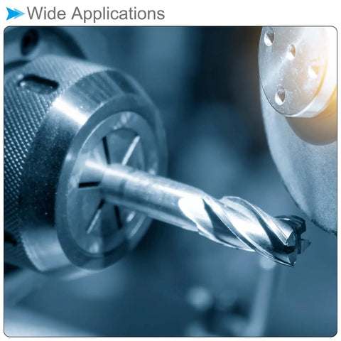 ER32 Spring Collet Chuck 20mm Clamping Diameter for CNC Milling machines with drill bit in place