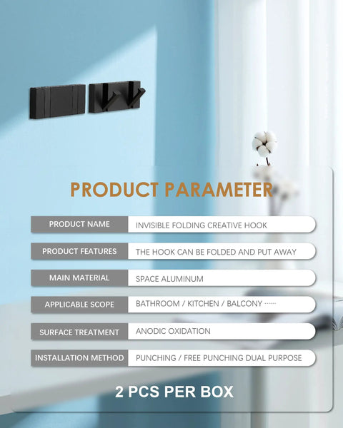 Two Pack Waterproof Matte Black Towel Hooks For Bathrooms And Kitchen Wall Mounted Built To Last Coat And Robe Hooks Foldable