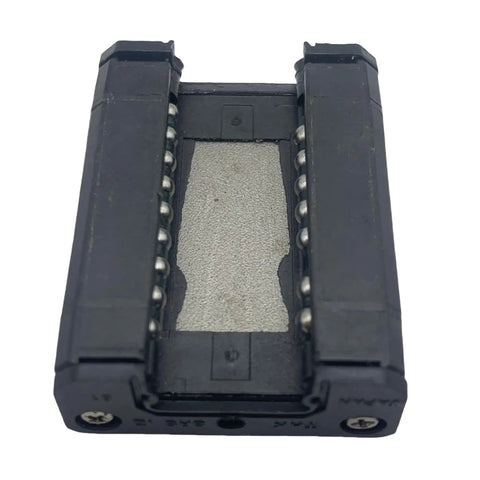 Top view of SRS12 Linear Guide Block Kit for CNC Machines, SRS12M, SRS12M1UU, SRS12GM Rails and Carriage Bearings.