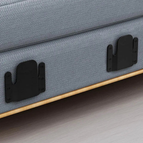 4 Piece Heavy Duty Iron Sectional Couch Connector Brackets For Easy Install And Secure Sofa Linking, Durable Furniture Connectors